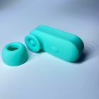 Вібростимулятор для клітора Passion Play у вигляді навушника, 8 режимів, бірюзовий вид 5