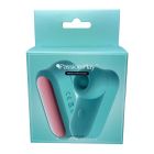 Вибростимулятор для клитора Passion Play в виде наушника, 8 режимов, бирюзовый вид 8