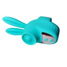 Вібростимулятор на палець Зайчик Passion Play, 12 режимів вібрації + 3 інтенсивності, бірюзовий вид 7