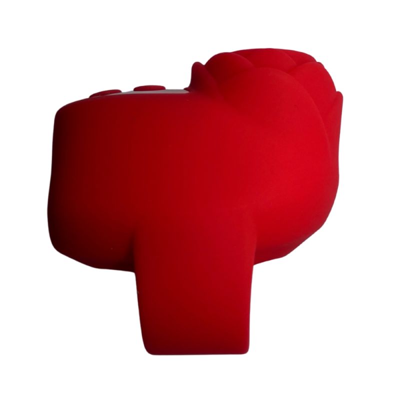 Вібростимулятор на палець Розочка Passion Play, 10 режимів вібрації та 3 інтенсивності, червоний вид 5