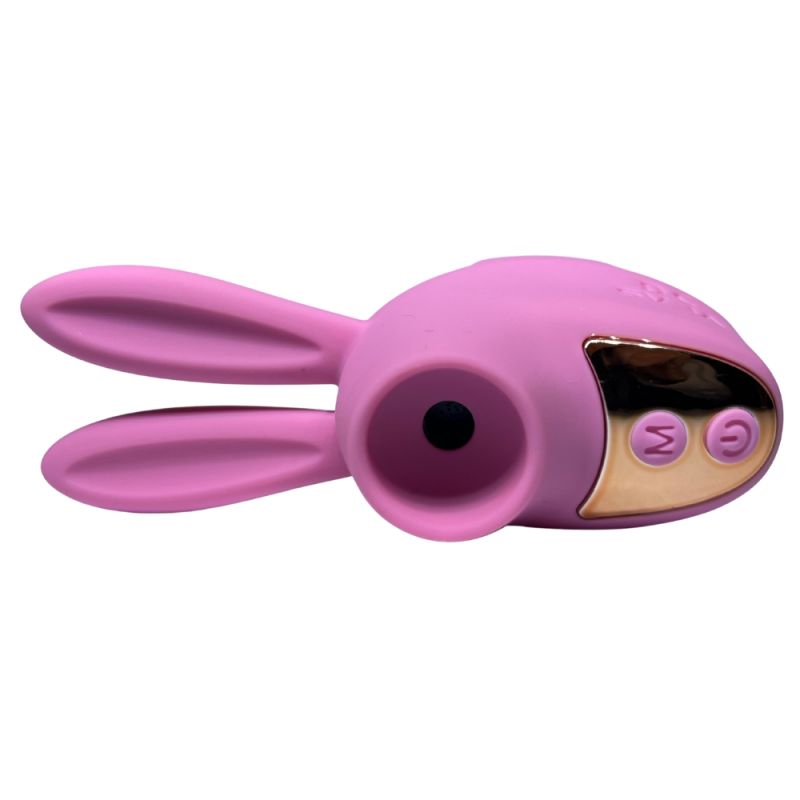 Вібростимулятор на палець Зайчик Passion Play, 12 режимів вібрації + 3 інтенсивності, рожевий вид 5