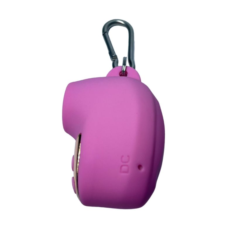 Брелок-вакуумный вибростимулятор для клитора Passion Play, 10 режимов + 3 стимуляции, розовый вид 7