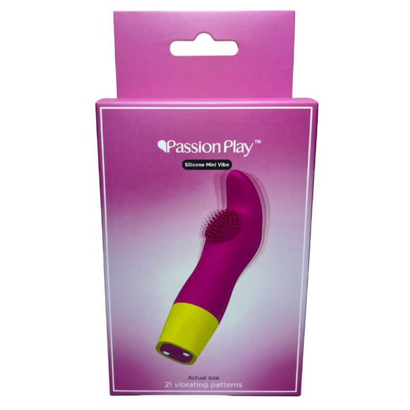 Міні-вібратор Passion Play, 10 режимів вібрації, рожевий вид 7
