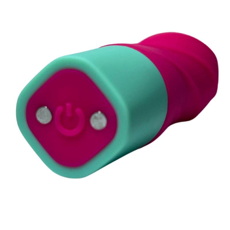 Мини-вибратор с рельефом Passion Play, 10 режимов вибрации, розовый вид 7