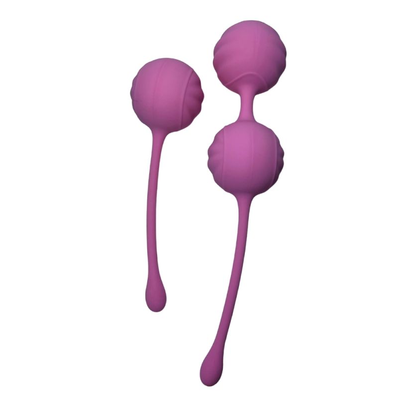 Набір вагінальних кульок Passion Play для вправ Кегеля, рожеві, 2 шт. вид 2