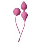 Набір вагінальних кульок Passion Play для вправ Кегеля, подовжені, рожеві, 2 шт. вид 2