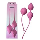 Набір вагінальних кульок Passion Play для вправ Кегеля, подовжені, рожеві, 2 шт. вид 4