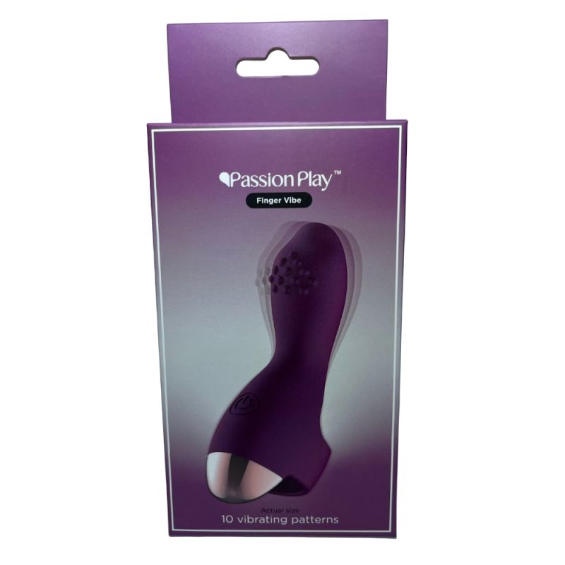 Вибратор на палец Passion Play, 10 режимов вибрации вид 10