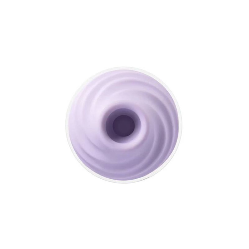 Вакуумний стимулятор в форме стаканчика для коктейля с трубочкой BeYourLover Joy Cup лиловый вид 6