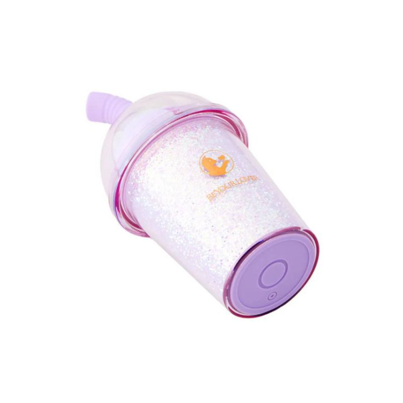 Вакуумний стимулятор у формі стаканчика з трубочкою BeYourLover Joy Cup сяючий бузковий, 9.1 см х 4.6 см вид 7