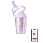 Вакуумний стимулятор у формі стаканчика з трубочкою BeYourLover Joy Cup сяючий бузковий, 9.1 см х 4.6 см вид 8