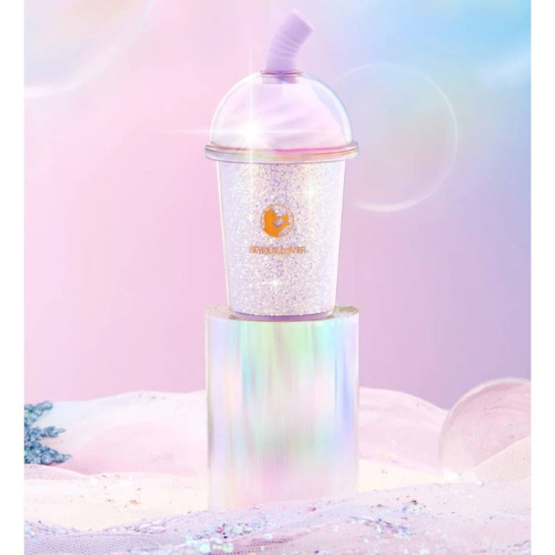 Вакуумний стимулятор у формі стаканчика з трубочкою BeYourLover Joy Cup сяючий бузковий, 9.1 см х 4.6 см вид 18