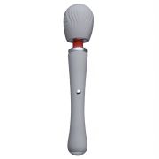 Вибратор-микрофон с дистанционным пультом UPKO Wand, силиконовый, серый