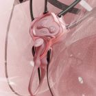 Вибратор-трусики з пультом UPKO UEROS со съемным виброяйцом, розовый вид 6