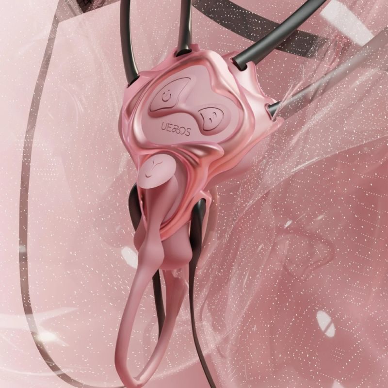 Вибратор-трусики з пультом UPKO UEROS со съемным виброяйцом, розовый вид 6