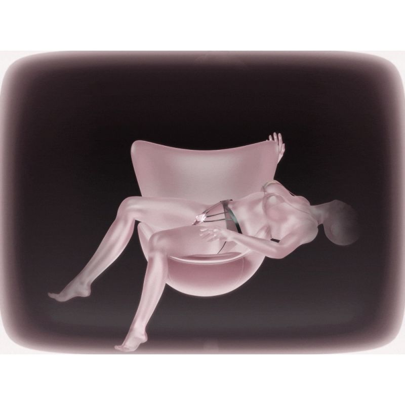 Вибратор-трусики з пультом UPKO UEROS со съемным виброяйцом, розовый вид 9