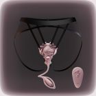 Вибратор-трусики з пультом UPKO UEROS со съемным виброяйцом, розовый вид 11