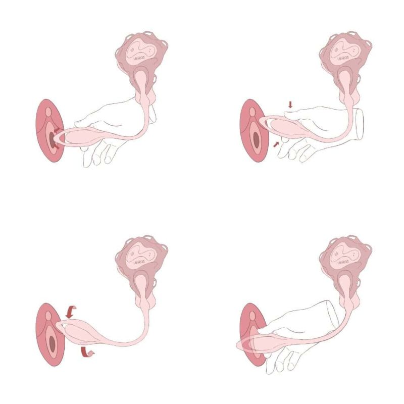 Вибратор-трусики з пультом UPKO UEROS со съемным виброяйцом, розовый вид 12