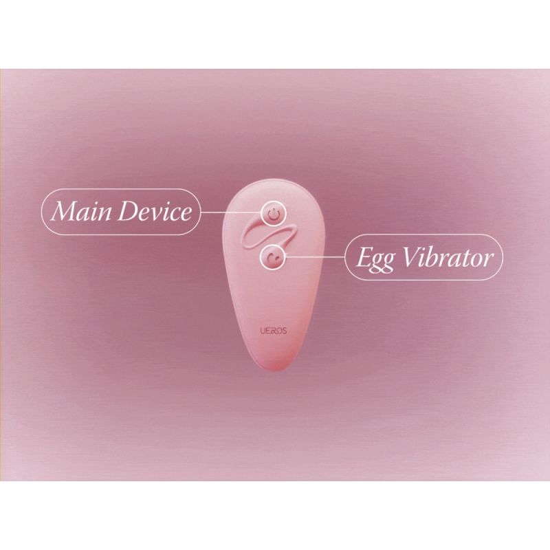 Вибратор-трусики з пультом UPKO UEROS со съемным виброяйцом, розовый вид 14