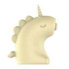 Стимулятор клітора з пульсацією UNIVIBE Єдиноріг, 5 режимів, жовтий вид 4