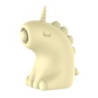 Стимулятор клітора з пульсацією UNIVIBE Єдиноріг, 5 режимів, жовтий вид 7