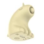 Стимулятор клітора з пульсацією UNIVIBE Єдиноріг, 5 режимів, жовтий вид 10