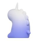 Стимулятор клитора с язычком UNIVIBE Единорог, 10 режимов, градиент бело-фиолетовый вид 9