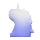 Стимулятор клитора с язычком UNIVIBE Единорог, 10 режимов, градиент бело-фиолетовый вид 11