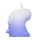 Стимулятор клитора с язычком UNIVIBE Единорог, 10 режимов, градиент бело-фиолетовый вид 12