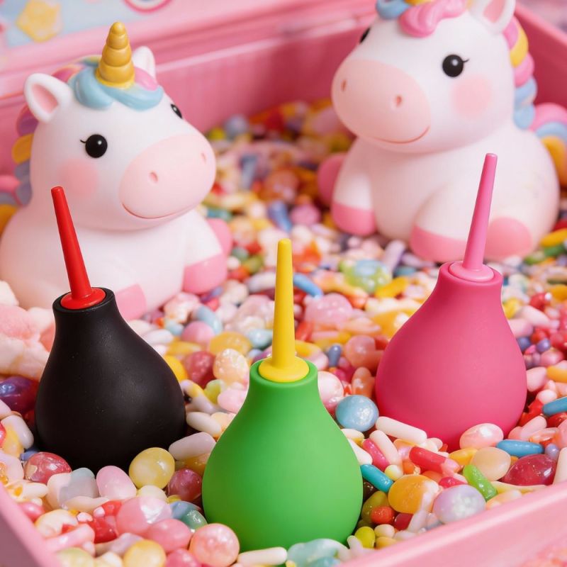 Анальный душ UNIVIBE Pink and Pink рожевий вид 7