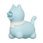 Стимулятор клитора с длинным вращающимся язычком UNIVIBE Котик, 10 режимов, синий вид 2