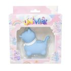 Стимулятор клитора с длинным вращающимся язычком UNIVIBE Котик, 10 режимов, синий вид 3