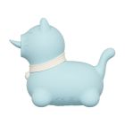 Стимулятор клитора с длинным вращающимся язычком UNIVIBE Котик, 10 режимов, синий вид 5