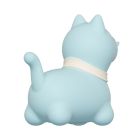 Стимулятор клитора с длинным вращающимся язычком UNIVIBE Котик, 10 режимов, синий вид 8