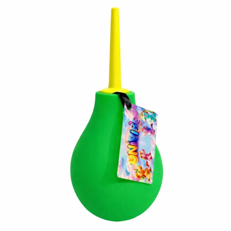 Анальний душ UNIVIBE Green and Yellow зелено-жовтий вид 3