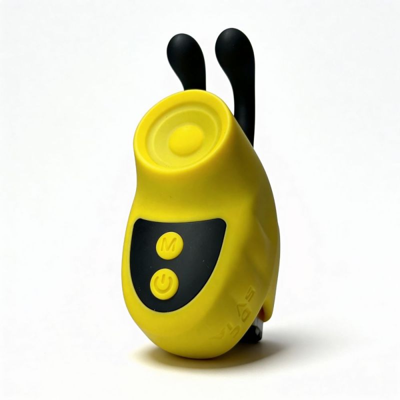 Вибратор на палец Passion Play в виде пчёлки, жёлтый, 12 режимов вибрации, 5.6 × 3.6 см вид 3