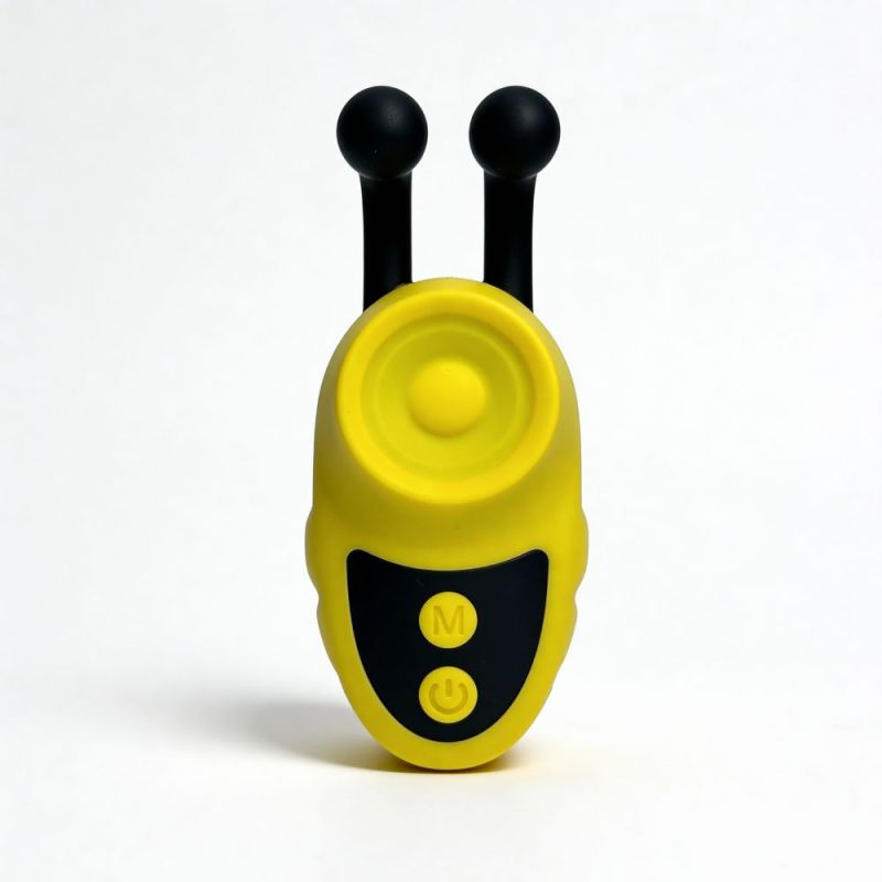 Вибратор на палец Passion Play в виде пчёлки, жёлтый, 12 режимов вибрации, 5.6 × 3.6 см вид 4