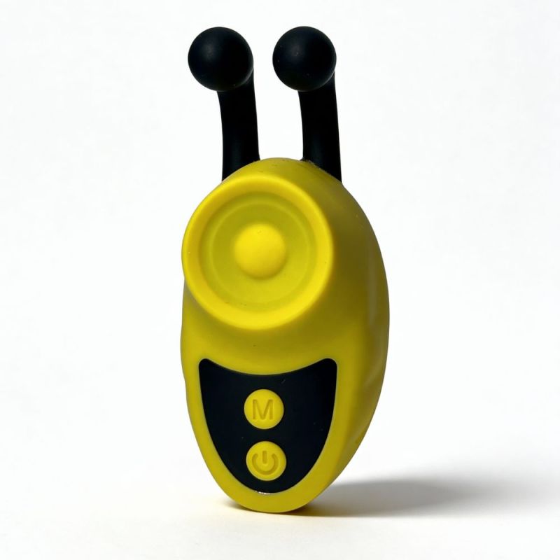 Вибратор на палец Passion Play в виде пчёлки, жёлтый, 12 режимов вибрации, 5.6 × 3.6 см вид 7