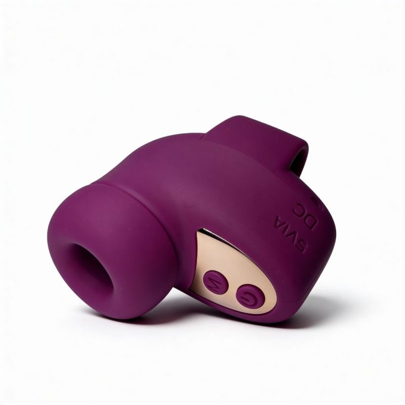 Вібратор на палець Passion Play, бордовий, 15 режимів вібрації, 7,6 × 3,6 см вид 4