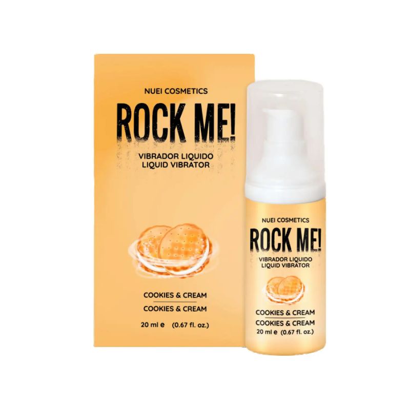 Рідкий вібратор  NUEI ROCK ME зі смаком печива і вершків, 20 мл вид 2
