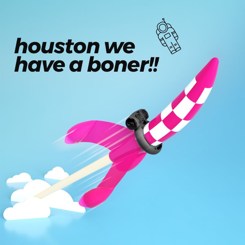 Віброкільце на пеніс Crushious, з рельєфом, силіконове, чорне вид 6