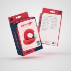 Наручники Love Cuffs Crushious металеві, з червоним хутром вид 6