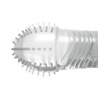 Ребристая насадка на пенис Crushious, 15.5 x 3.3 см вид 4