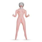 Секс-лялька з 3 отворами Crushious CRISTINA The Inflatable Nurse, бежева, 155 см вид 2