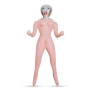 Секс-лялька з 3 отворами Crushious CRISTINA The Inflatable Nurse, бежева, 155 см