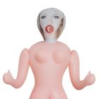 Секс-лялька з 3 отворами Crushious CRISTINA The Inflatable Nurse, бежева, 155 см вид 6