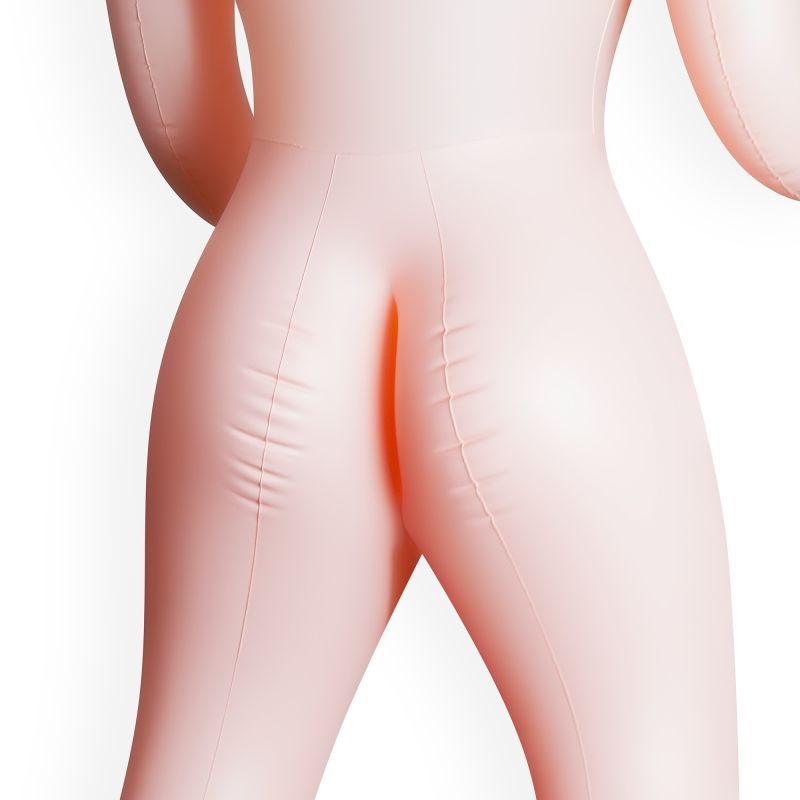Секс-лялька з 3 отворами Crushious CRISTINA The Inflatable Nurse, бежева, 155 см вид 8
