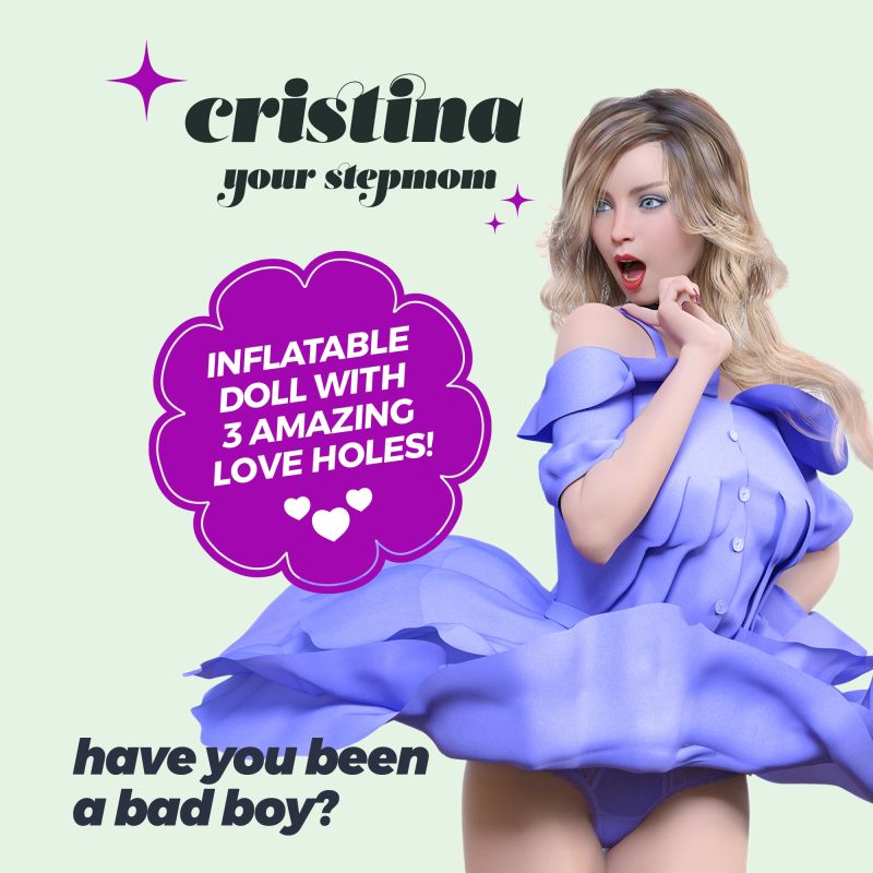 Секс-лялька з 3 отворами Crushious CRISTINA The Inflatable Nurse, бежева, 155 см вид 10