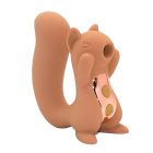 Вибратор вакуумный в форме белочки Sweet Em, бежевый вид 3
