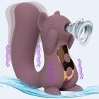 Вибратор вакуумный в форме белочки Sweet Em, фиолетовый вид 6